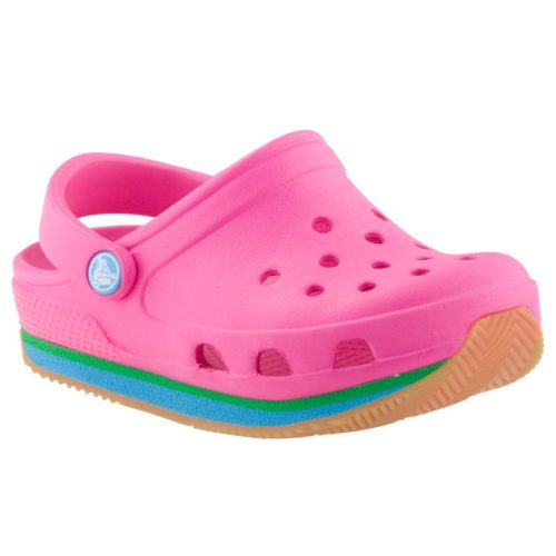 CROCS CROCBAND RETRO ciklámen/kék gyerek papucs