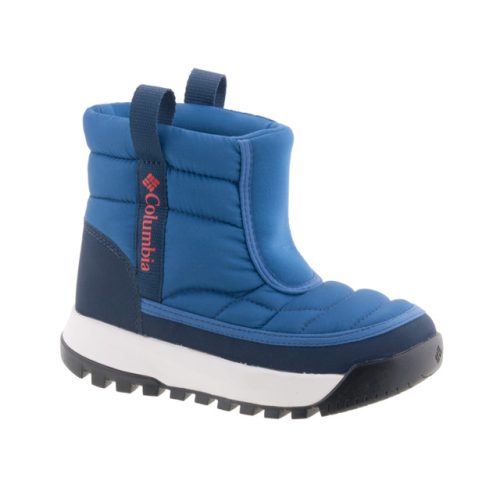 Columbia Youth Snowtrot Mid kék textil belebújós  (omni-heat) gyermek téli csizma