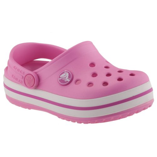 CROCS CROCBAND CLOG rózsaszín/fehér pántos papucs